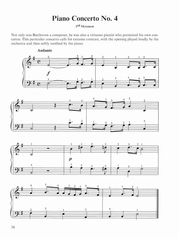 Amazon.com: A First Book of Beethoven: For The Beginning