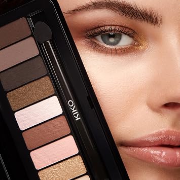 Kiko Milano KIKO Milano Soft Eyeshadow Palet 02 | 10 çok kaplamalı göz farı: İnci, mat ve metalik