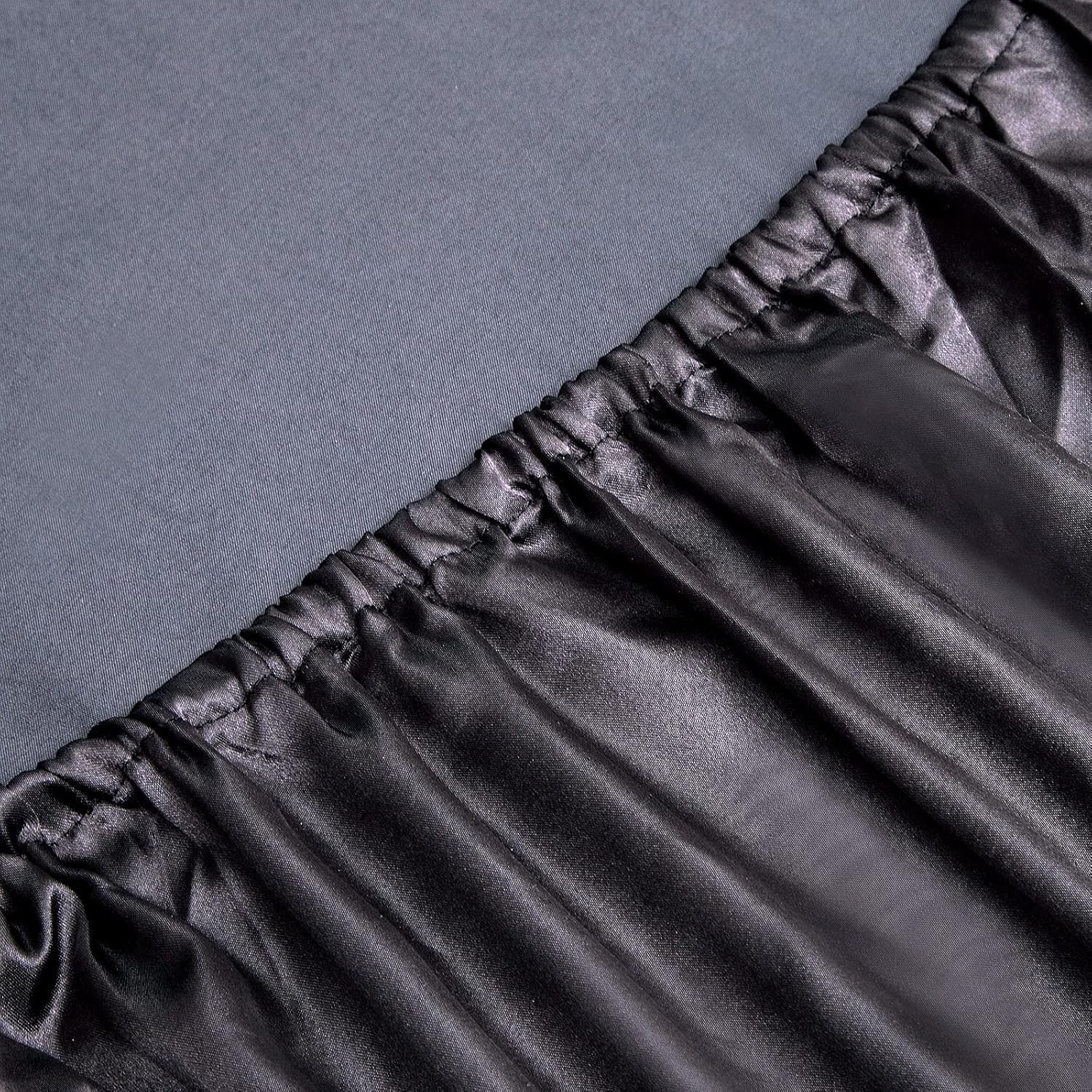 Black Silk Sheet Set, Breathable Super Soft 100% Luxury Breathable Cooling Fade Resisitance 4PC Sheet Set, Super Silky 15" Deep Pocket Bed Sheet Full Size
