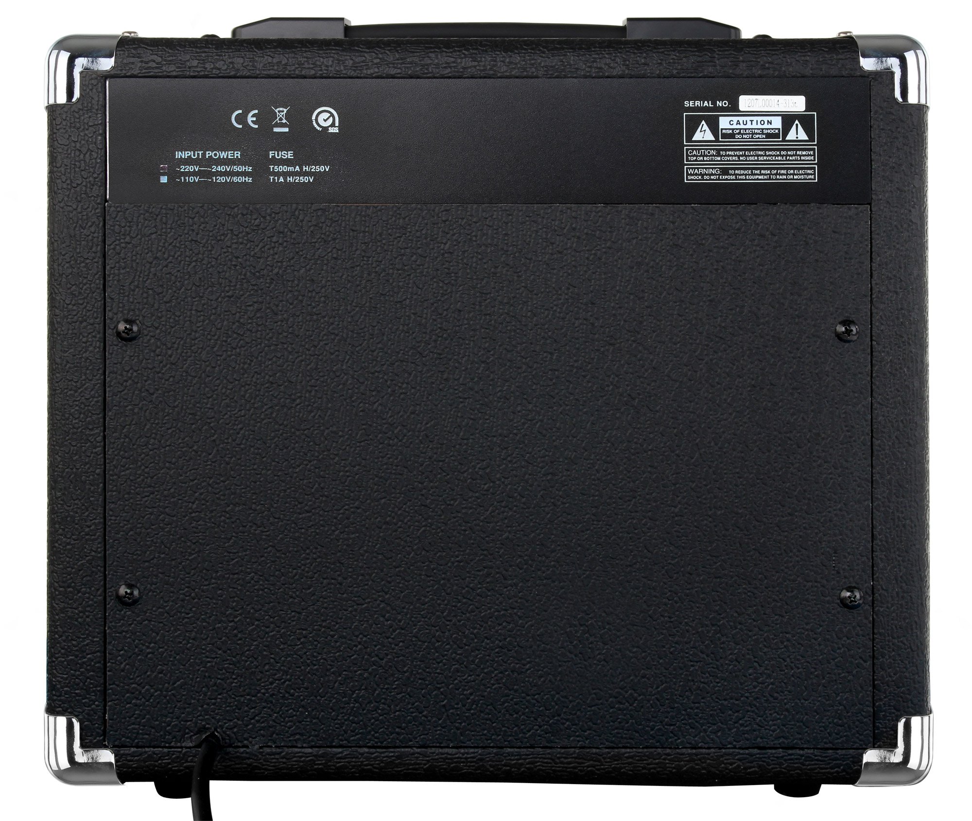 Soundking AK10-G Amplificatore Chitarra 30 Watt - Equalizzatore 2 Bande - Speaker 8" - Uscita Cuffie & Ingresso Pedale - Combo Amp Ideale per Principianti con Angoli Protettivi Extra Robusti