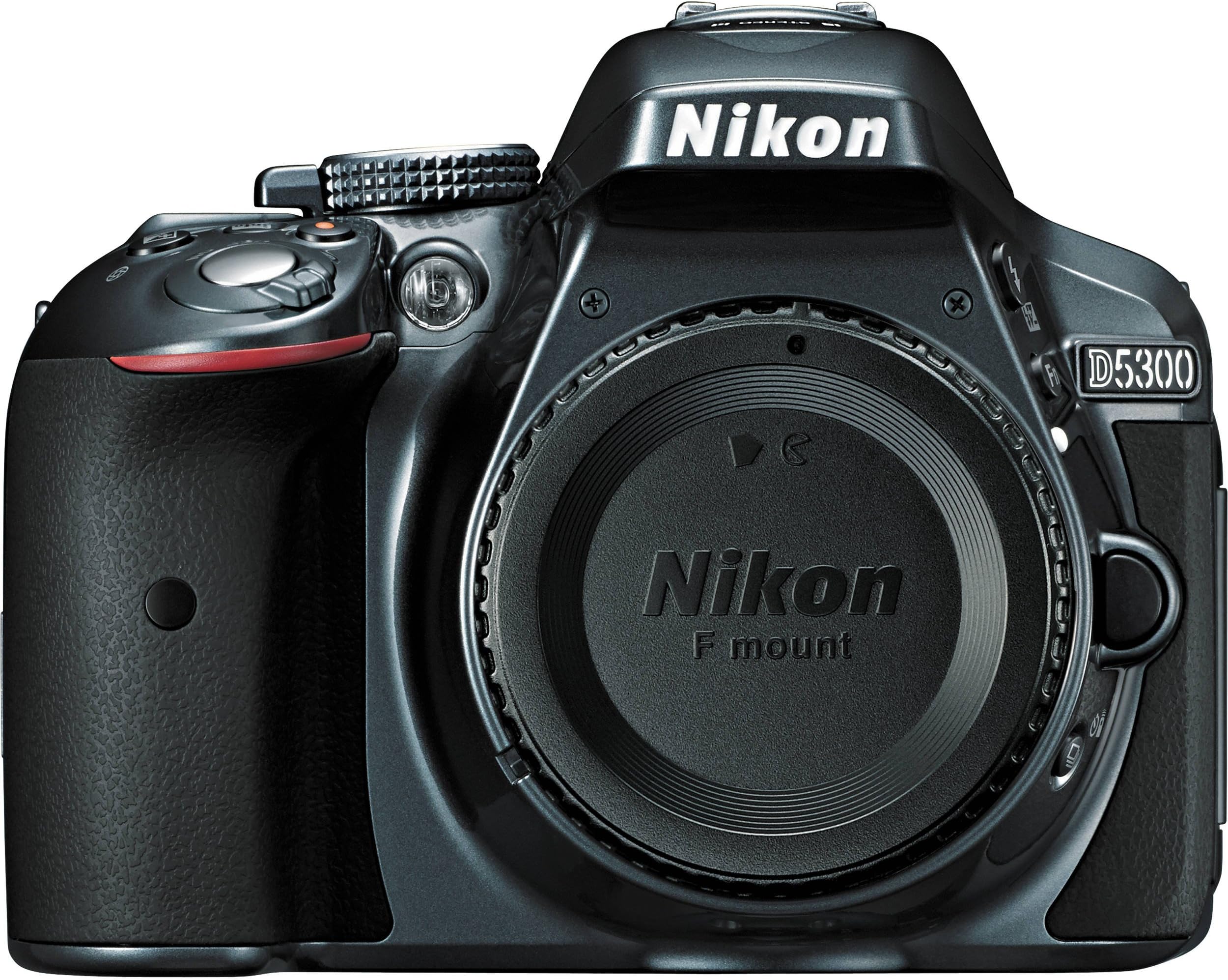 Nikon D5300 24.2 MP CMOS Digital SLR Camera with Built-in Wi-Fi and GPS Body Only (Grey)