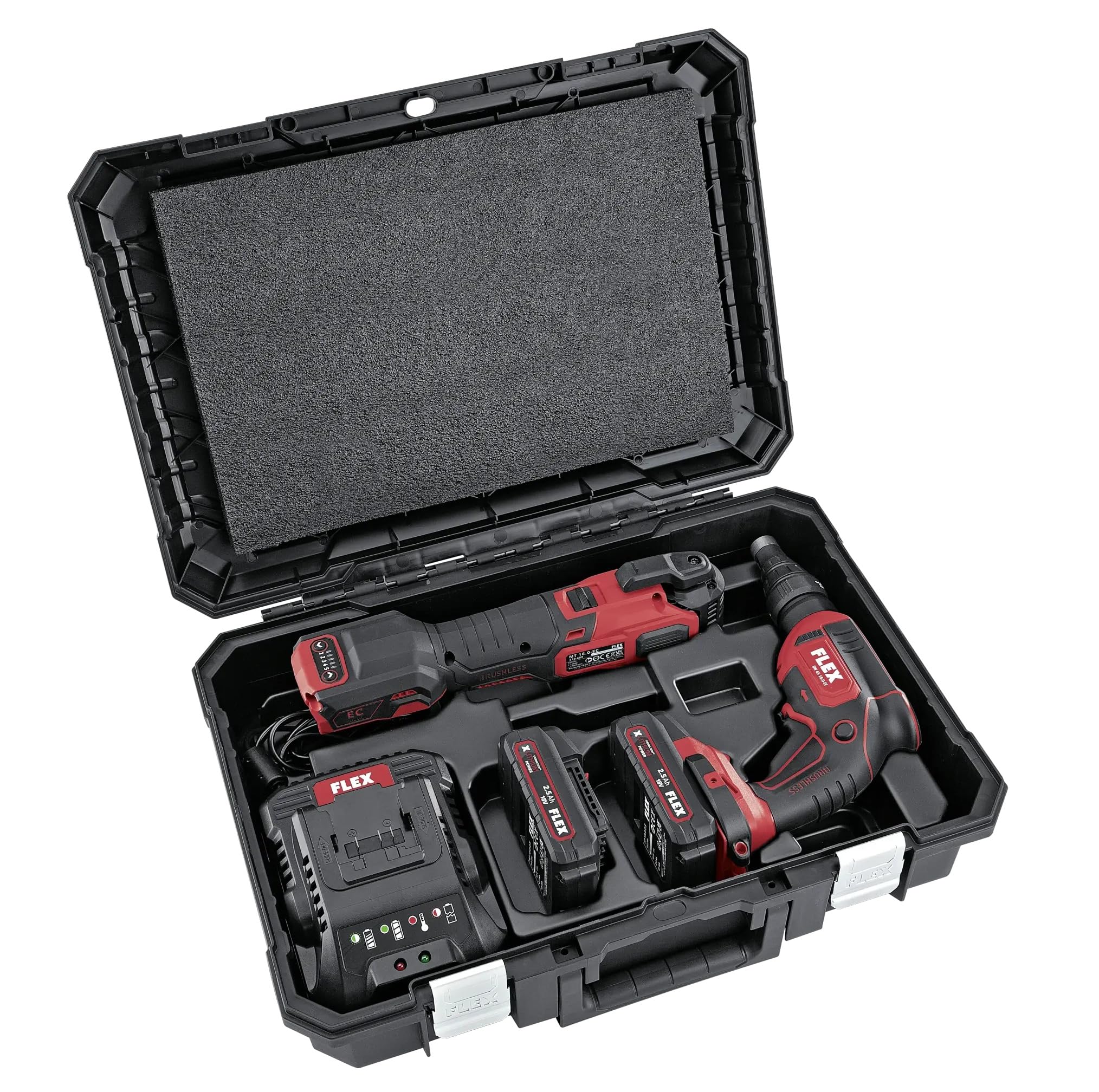 FLEX Azione DUOpack 532427 - Avvitatore a batteria DW 45+MT 18-EC TC/2.5 (dimensioni 475 x 345 x 140 mm, peso 6,85 kg, batteria da 18 V)