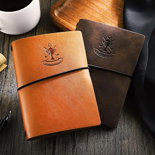 Miniatura 6 de Chinco Libro de puntuación de golf, libro de yarda de golf, bolsillo trasero, de cuero, para deportes y accesorios para palos de golf al aire libre