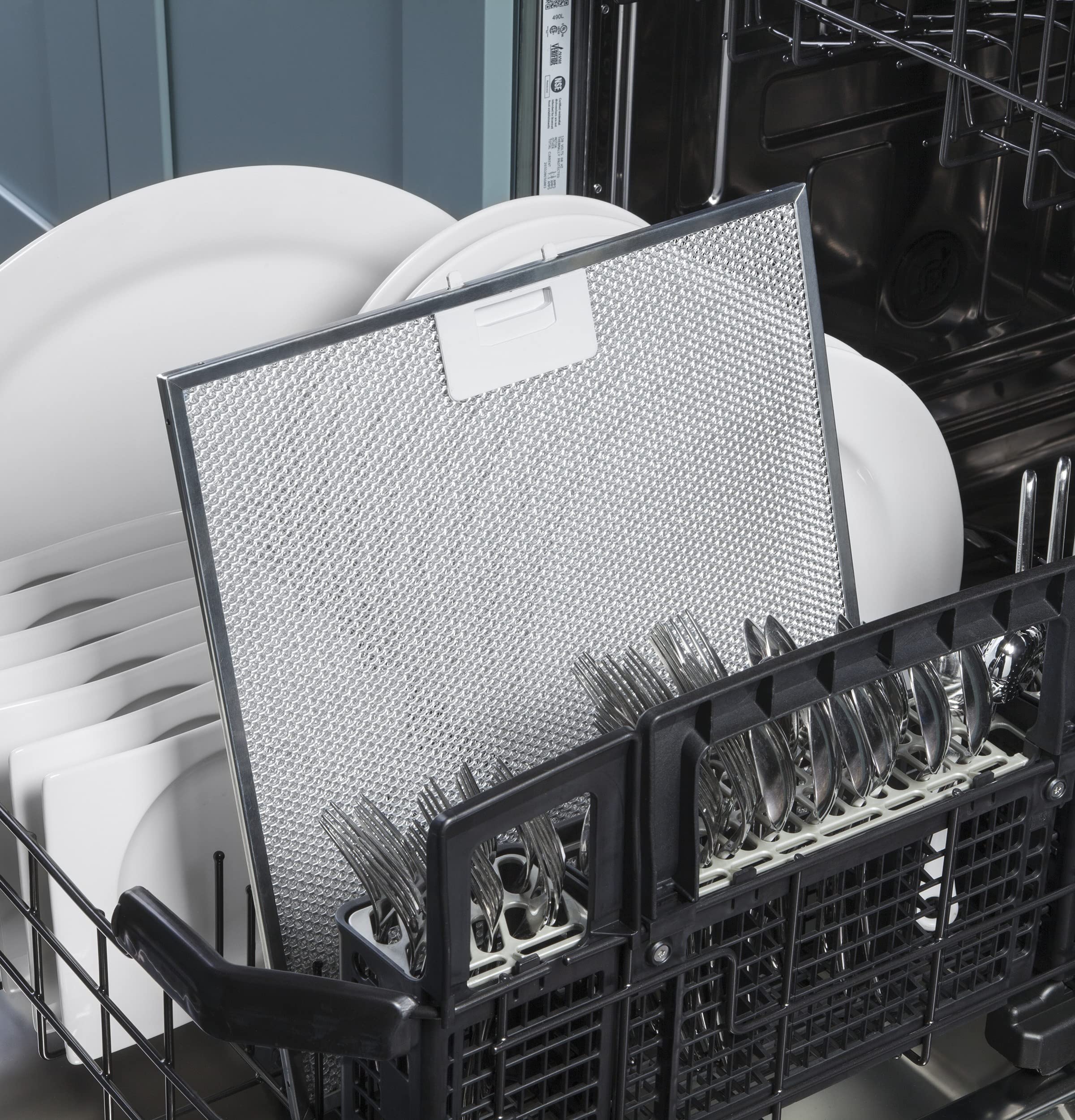 Campana debajo del gabinete con certificación Energy Star de 30 pulgadas con conducto convertible, escape vertical y trasero con, ventilador de escape de 2 velocidades, filtro reutilizable y luces 3