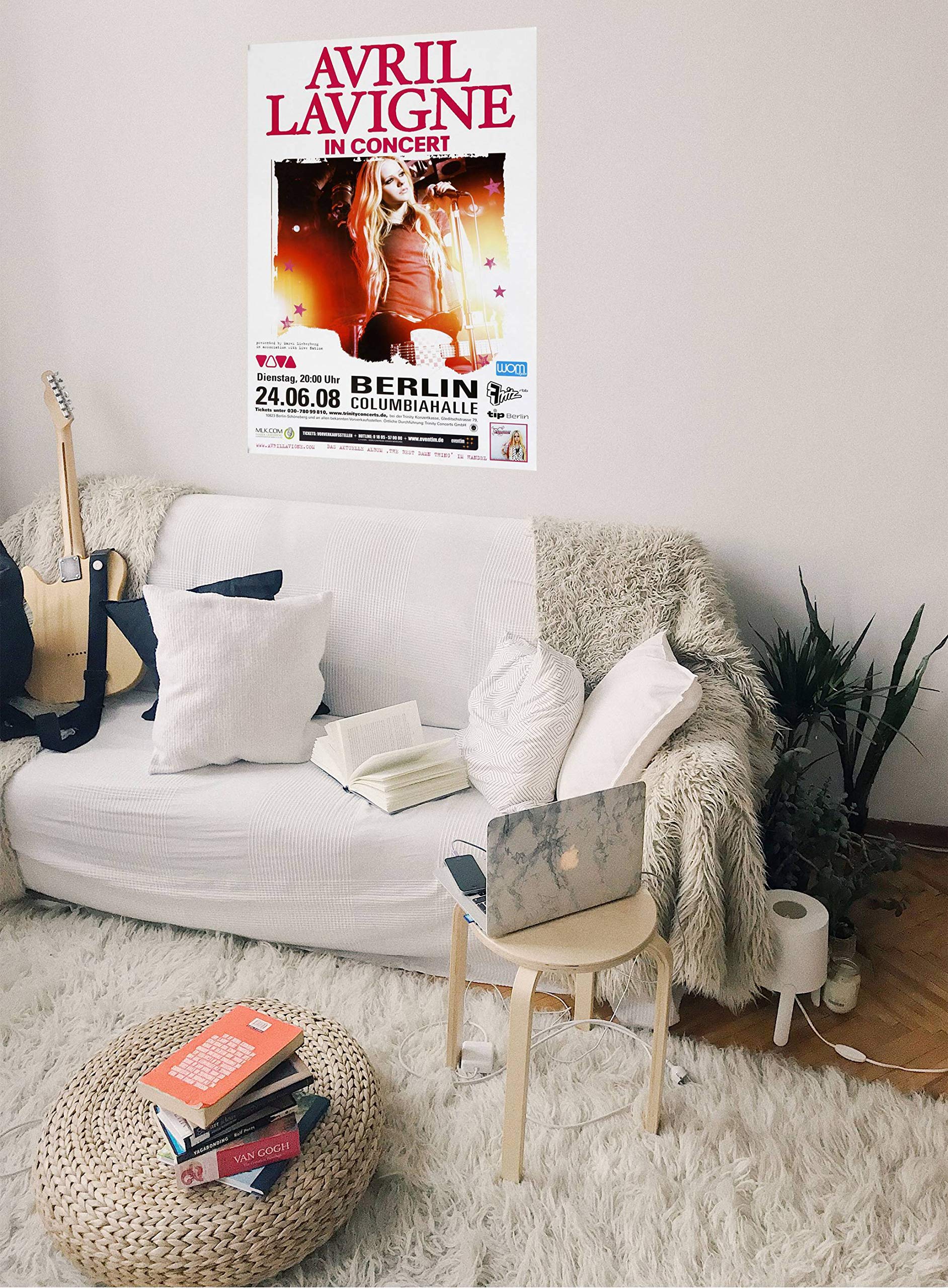 Avril Lavigne - What The Hell, Berlin 2008 » Konzertplakat/Premium Poster | Live Konzert Veranstaltung | DIN A1 «