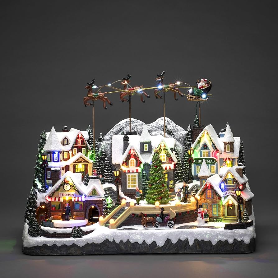 Konstsmide LED Christmas Scene : Mains Or Battery : Ginger Bread