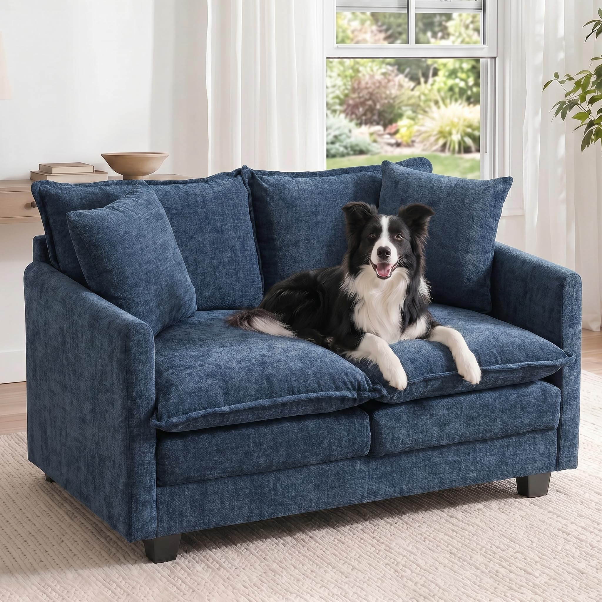 Cloud Loveseat Sofa with Washable Covers