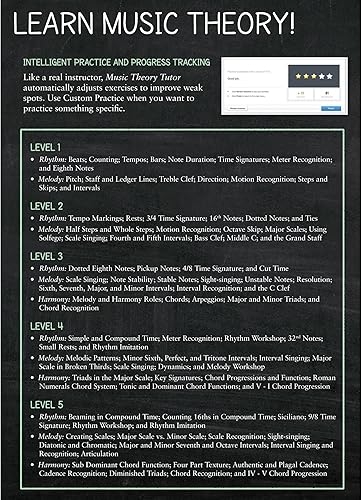 Miniatura 7 de eMedia Music Theory Tutor, Volume 1 - Learn at Home