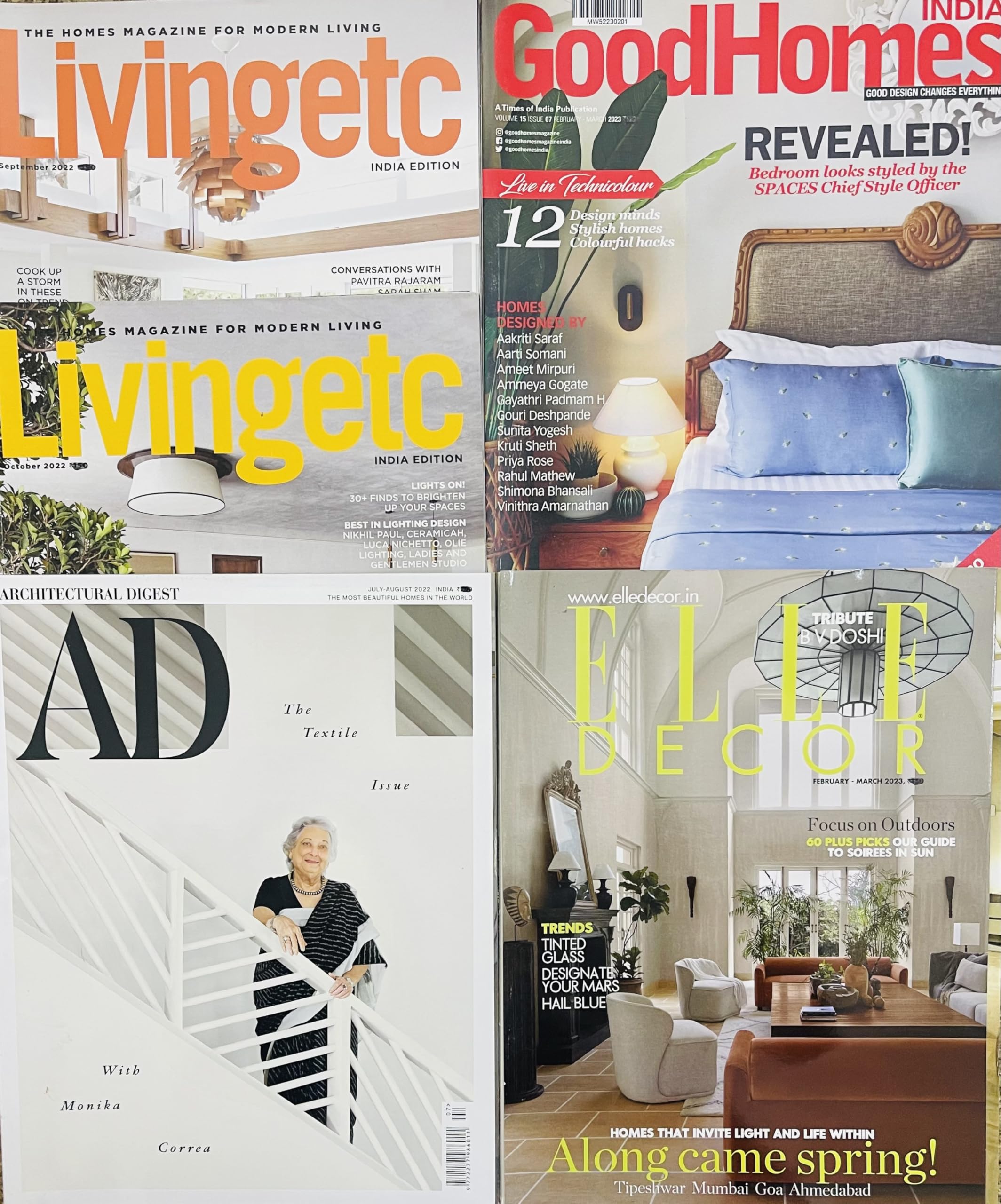 Home Designs and Interior English Magazines Collection of 5 Living Etc Good Homes Ideal Homes Elle Decor Architectural Digest All 2021 Edition Magazine