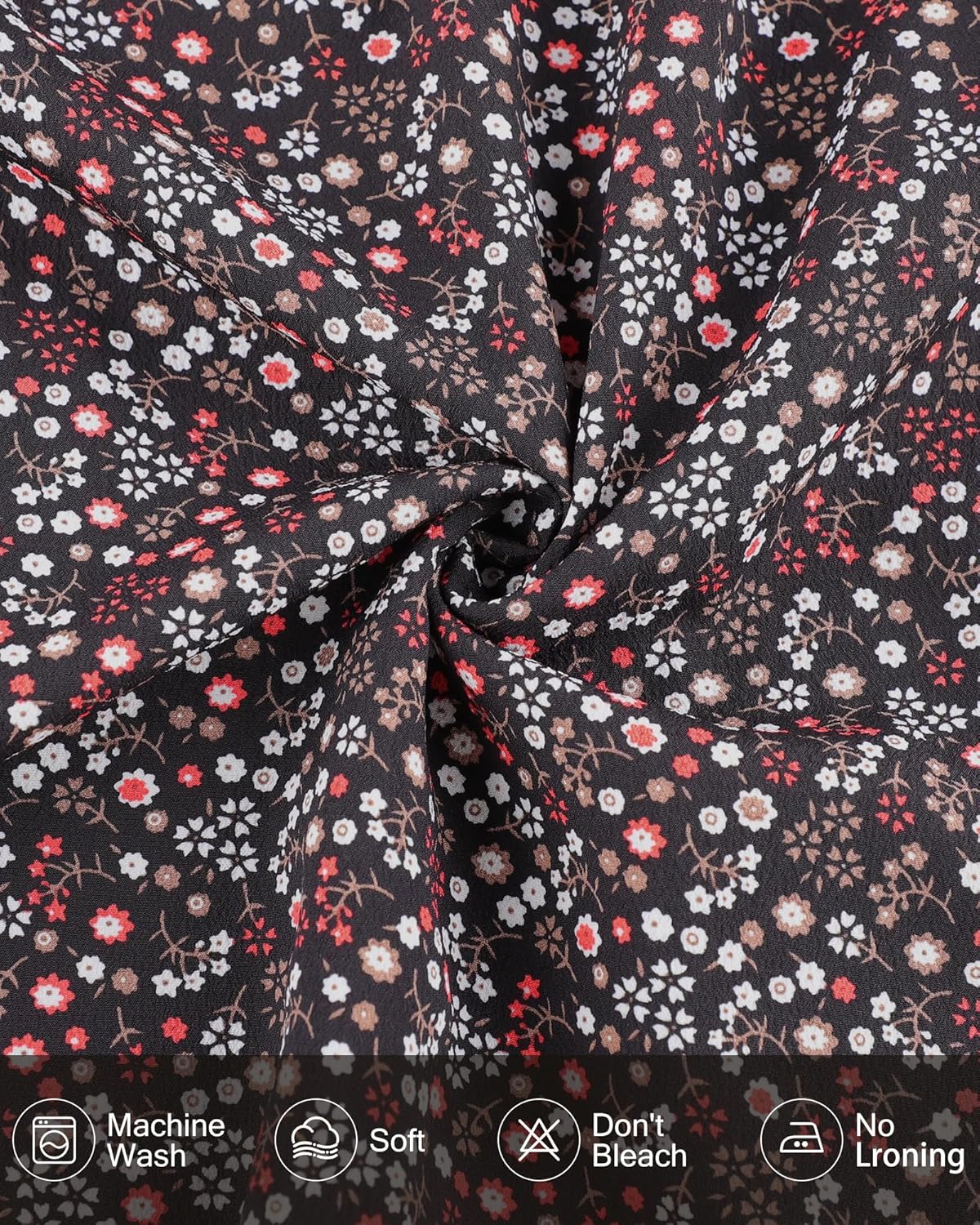 Womens Off The Shoulder Floral Mini Dress Babydoll Summer Beach Vacation Flowy Boho Sundress - Image 6