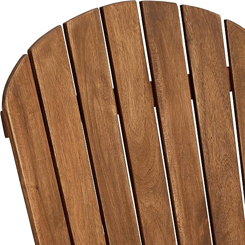 Miniatura 7 de Teal Island Designs Cape Cod - Juego de 2 sillas Adirondack de madera natural