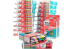 Large Bulk Pack, 20 Boxes with 24 Crayons, 480 in Total