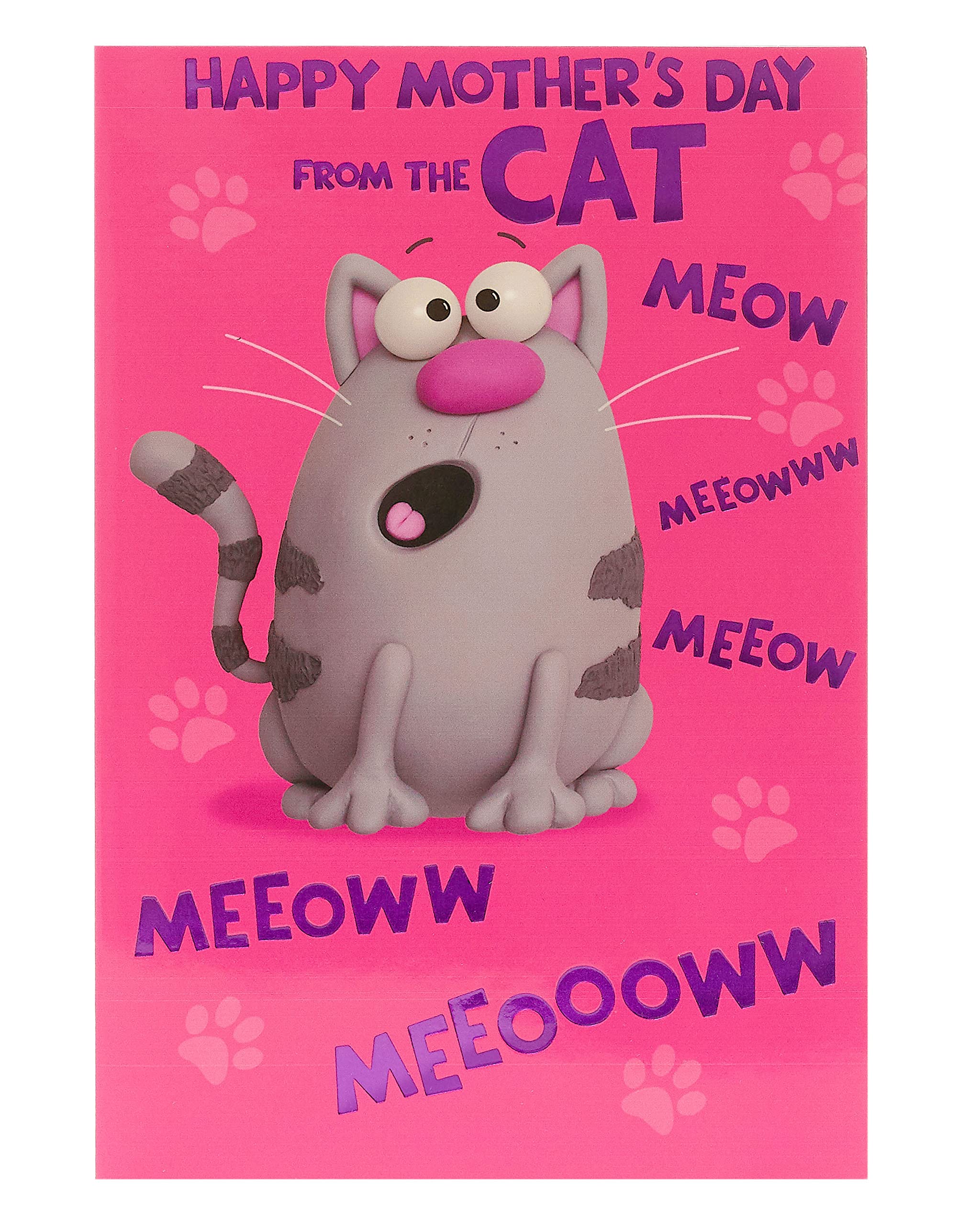 From The Cat Meeoooww Happy Mother's Day Card Mothers Day Greeting Cards