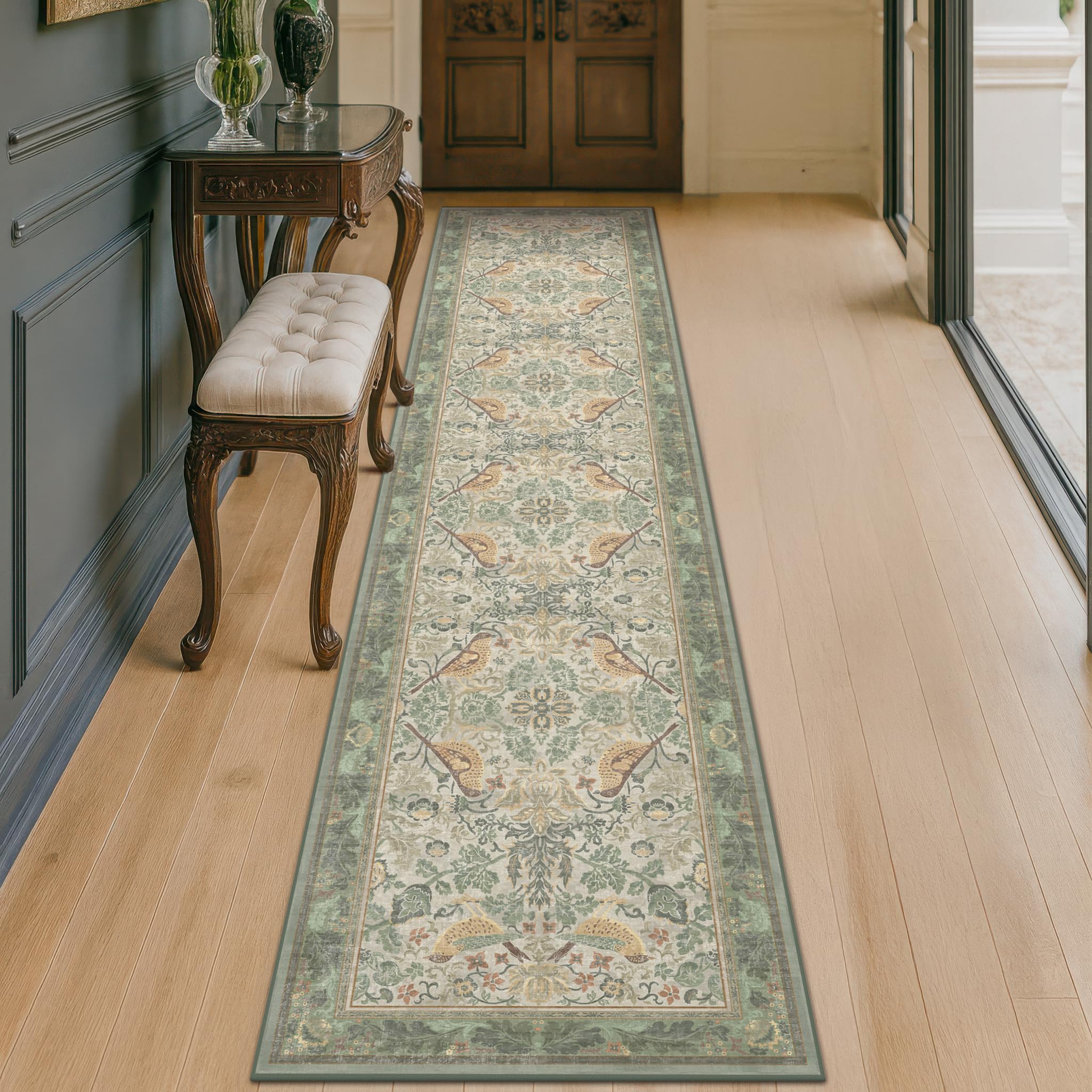 Hazo Haus Vintage Sage Runner