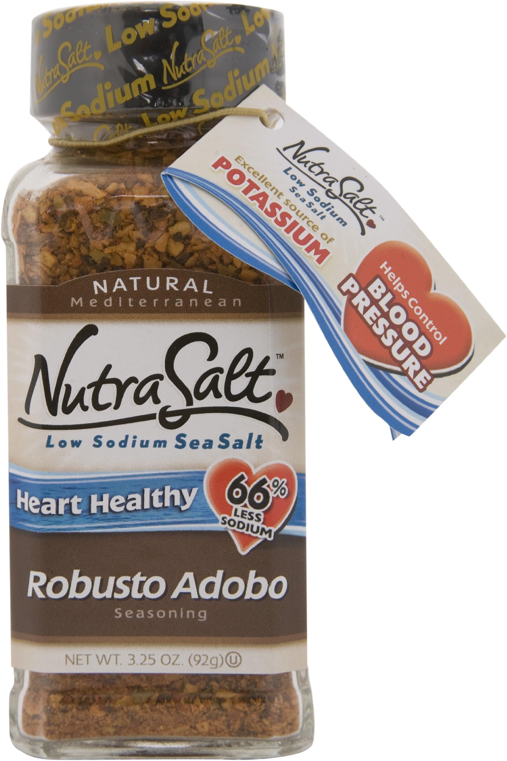 NutraSalt Robusto Adobo, 3.25-Ounce Containers (Pack of 6)