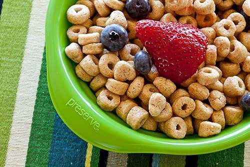 Miniatura 5 de Preserve Everyday Tazones de 16 onzas sin BPA hechos de plástico reciclado en los Estados Unidos, juego de 32 unidades, color verde manzana