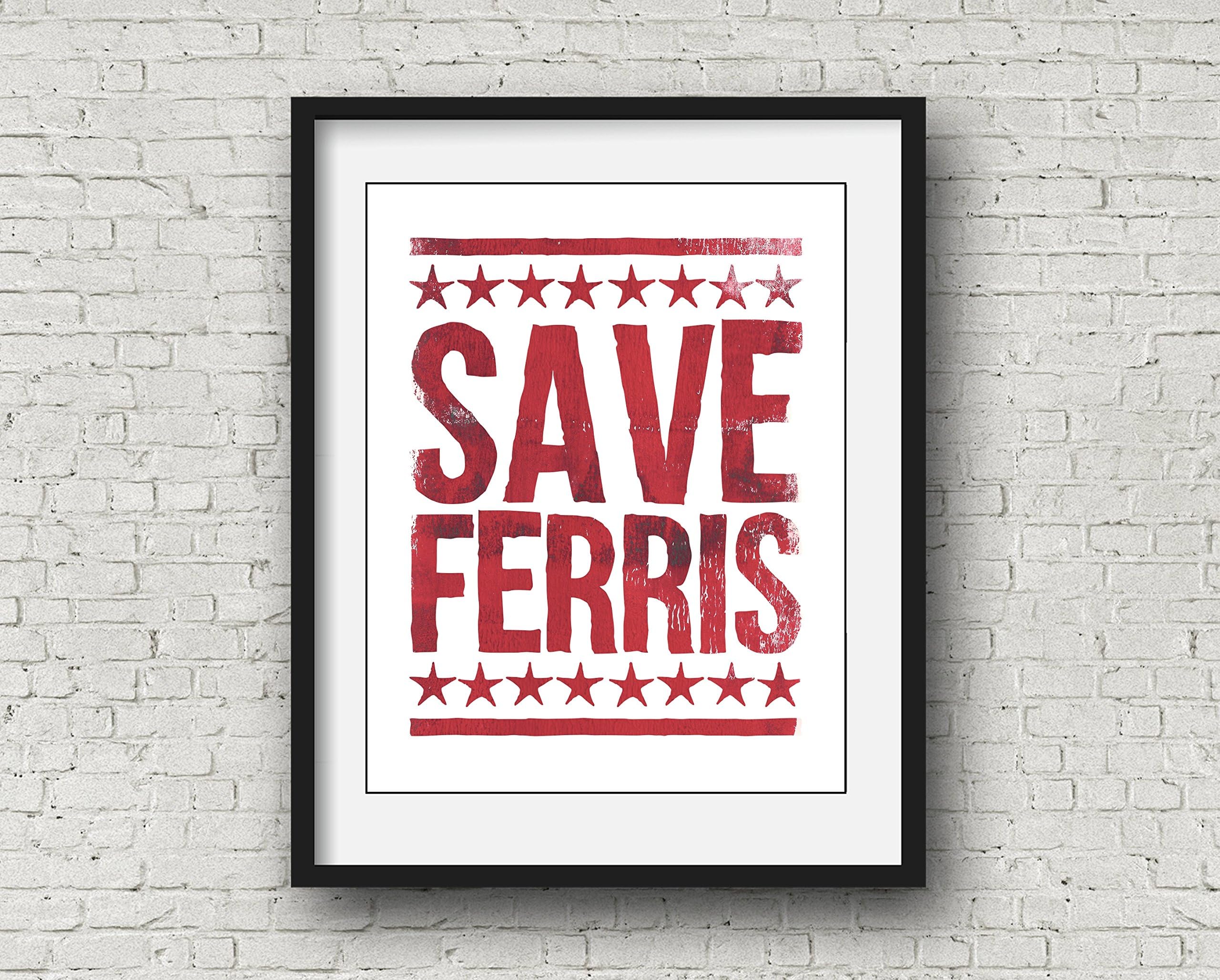 Ferris Bueller's Day Off Inspired | Movie Poster | 11x14 | 80's Movies