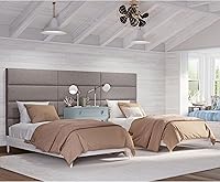 Vista 6 de Jaxx Panelist - Cabecero acolchado moderno, juego de 4 paneles para montar en la pared (cada uno de 11.25 x 38 pulgadas), tamaño King