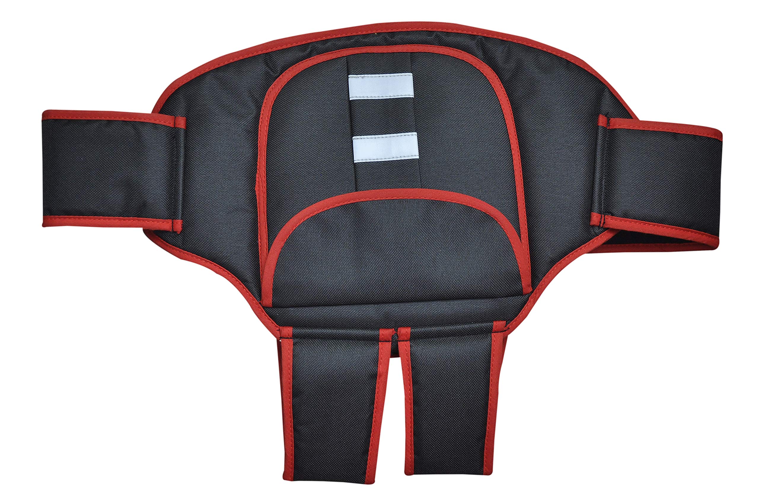 Crawl'in Kids Adjustable Safety Harness Belt For Kids/Newborn Babies Vehicle Motorcycle Ride Strap For Two Wheeler-Red 3