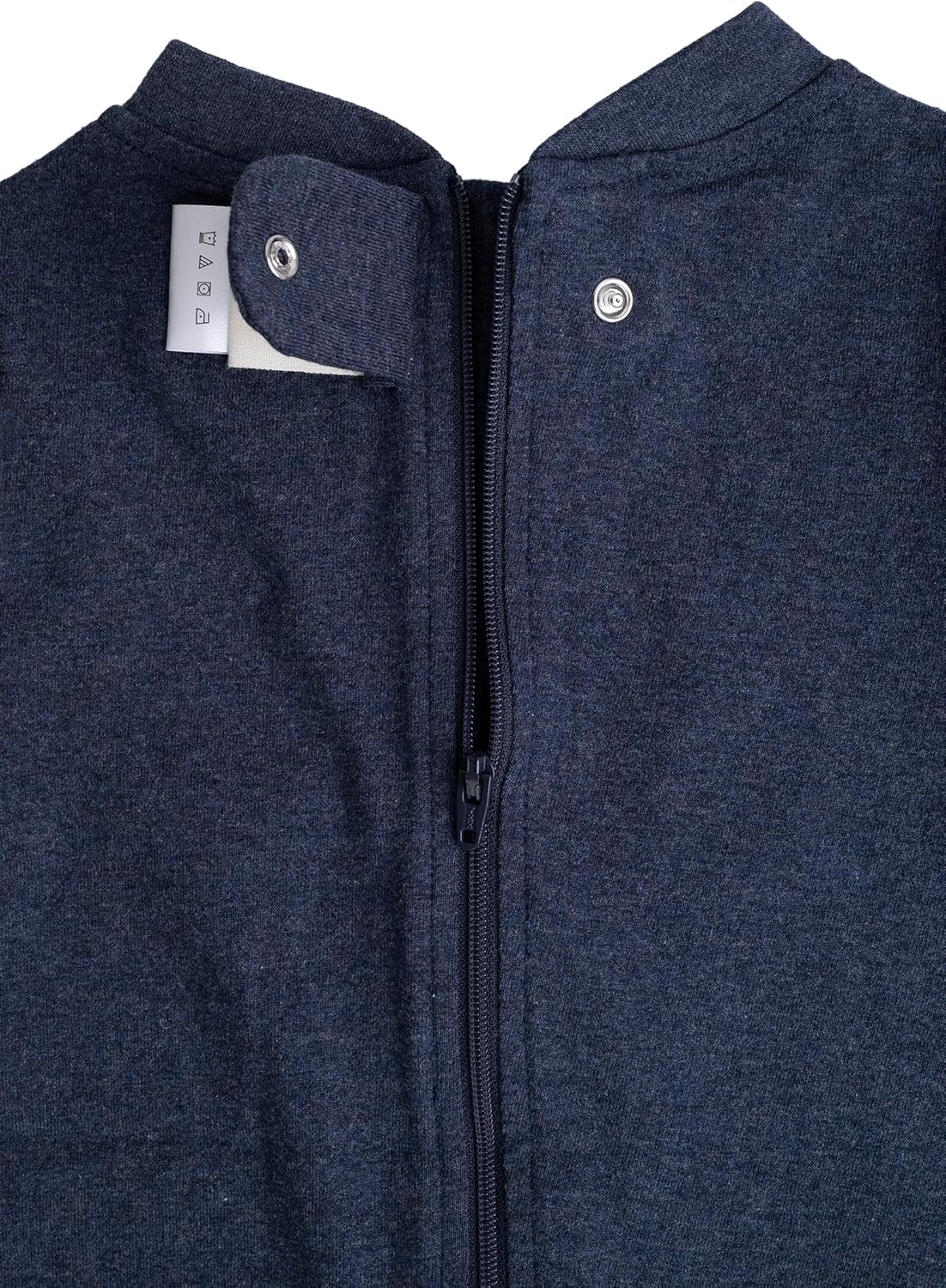 Snugabye Kids Adaptive, Anti-Strip Back-Zip Lightweight Romper Made With 100% Organic Cotton | Designed for Special Needs - Image 3