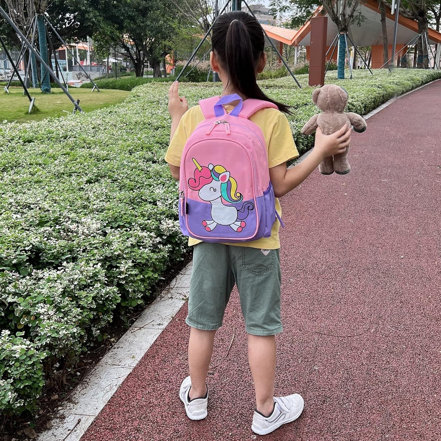 CHERUBIC Toddler Backpack, Kids Travel Backpack, Waterproof Cute Small Preschool Backpack Cartoon Daycare Bag - Image 7