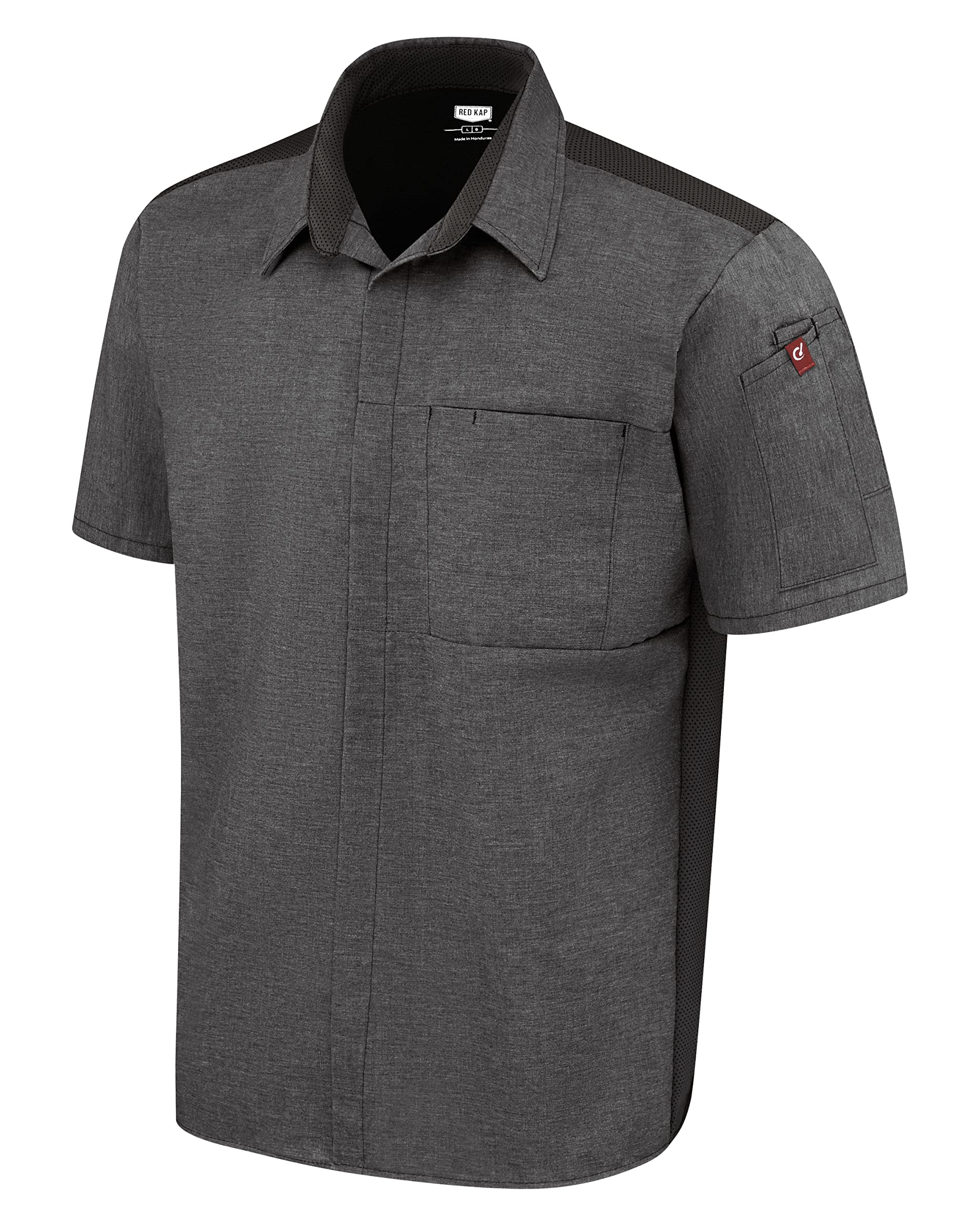 Red Kap Camicia da Uomo Airflow Cook con Oilblok Camicia Button Down da Lavoro Uomo (Pacco da 1)