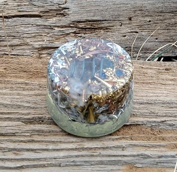 Large Orgone Generator, Orgonite Energy Accumulator Tower Buster, EMF Protection Clear