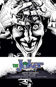 DC Comics The Joker Hardcover Ruled Journal Artist Edition Brian Bolland