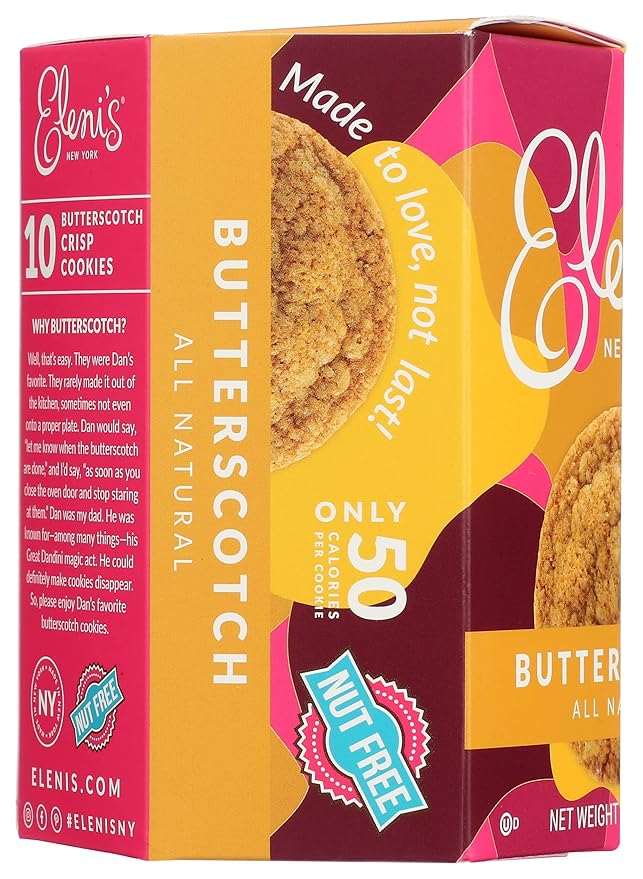 Eleni's New York Galleta Butterscotch Crisp 3.5 oz miniatura 3