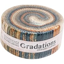 Linda Ludovico Stonehenge Gradations II Oxidized Copper Strips 40 2.5-inch Strips Northcott, SGRAD40-68, Assorted