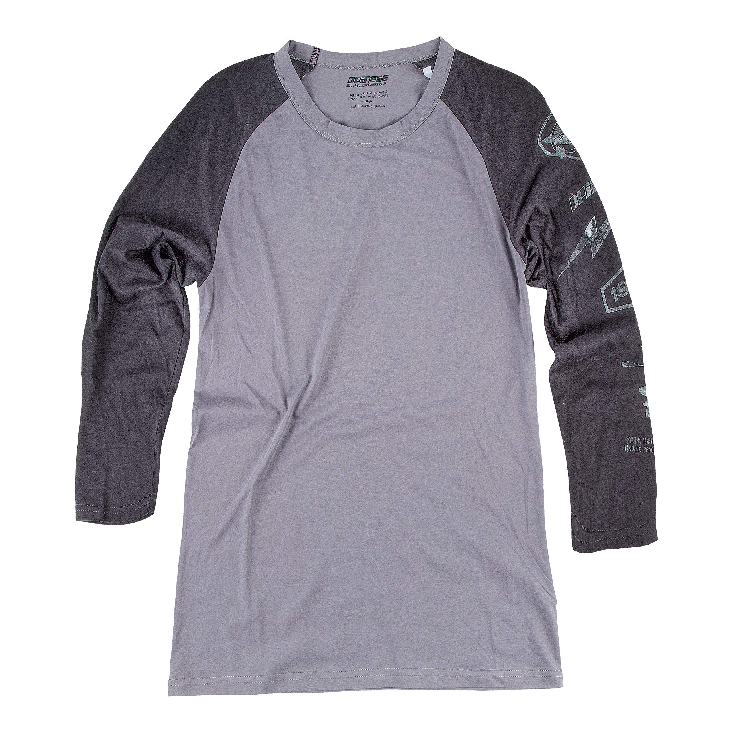 Dainese T-Shirt, Grey/Black, Size