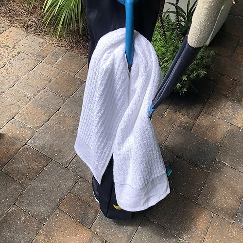 Miniatura 7 de Caddy - Toalla de golf extra grande de 22 x 44 pulgadas utilizadas por profesionales del tour, algodón suave de alta calidad, toalla de absorción