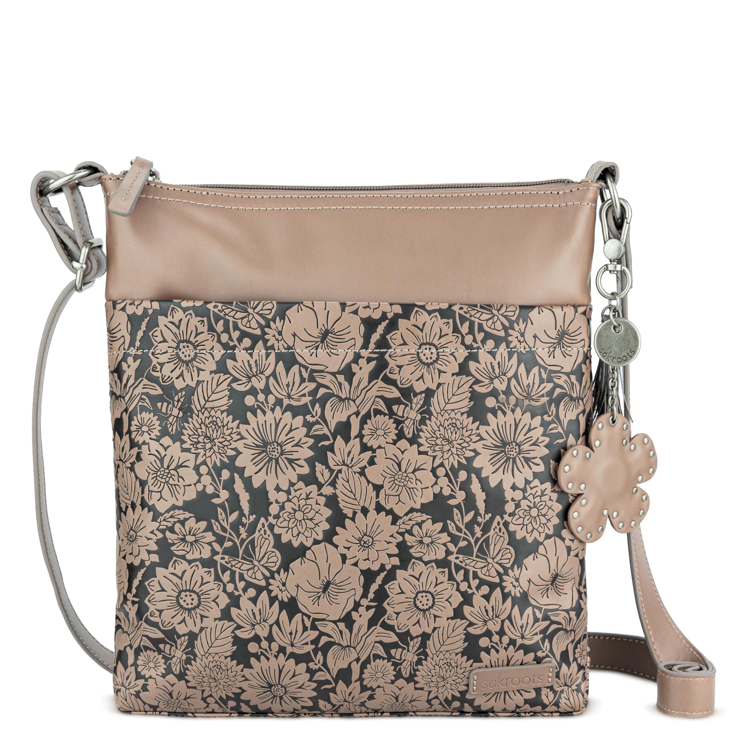 The Sak Basic Crossbody Purse - Cross Body Handbag For Everyday &amp; Travel - Zipper Closure &amp; Adjustable Strap