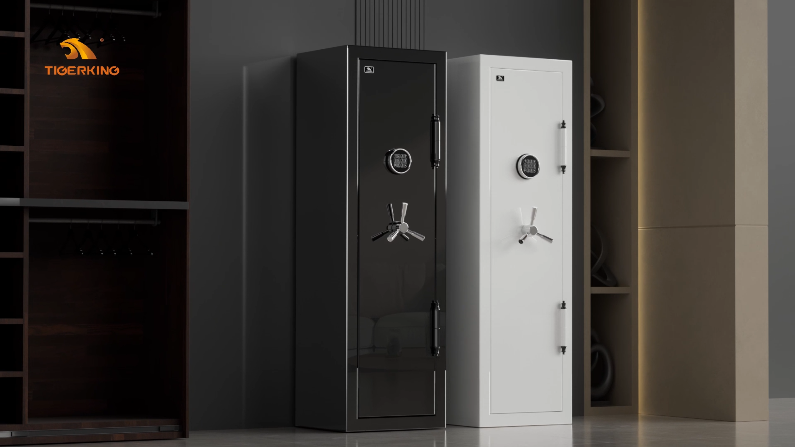 TIGERKING Fireproof Safe with Digital Lock, 8.12 cu.ft Heavy Duty