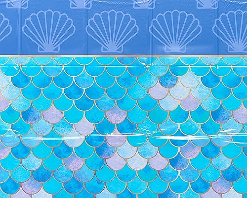 Miniatura 8 de American Greetings Suministros de fiesta de sirena, platos de postre (36 unidades)