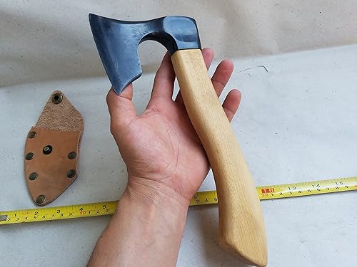 Miniatura 6 de Mini tallado hacha barbuda con funda por mapsyst