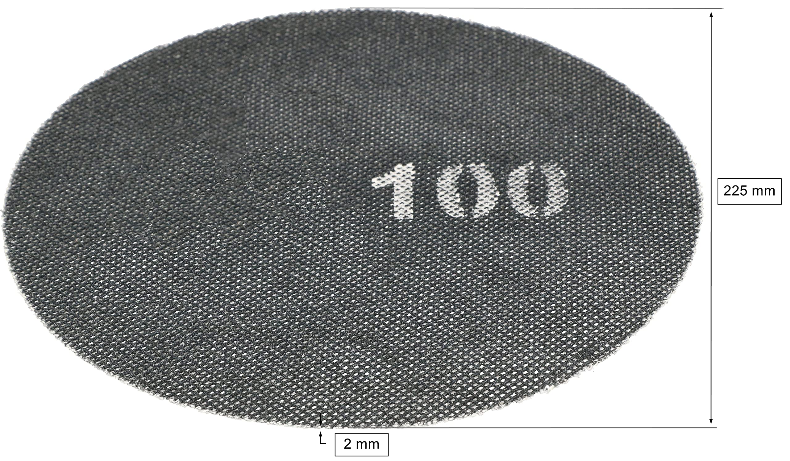 KOTARBAU® Lot de 20 disques abrasifs Ø 225 mm avec velcro (Hart 100)