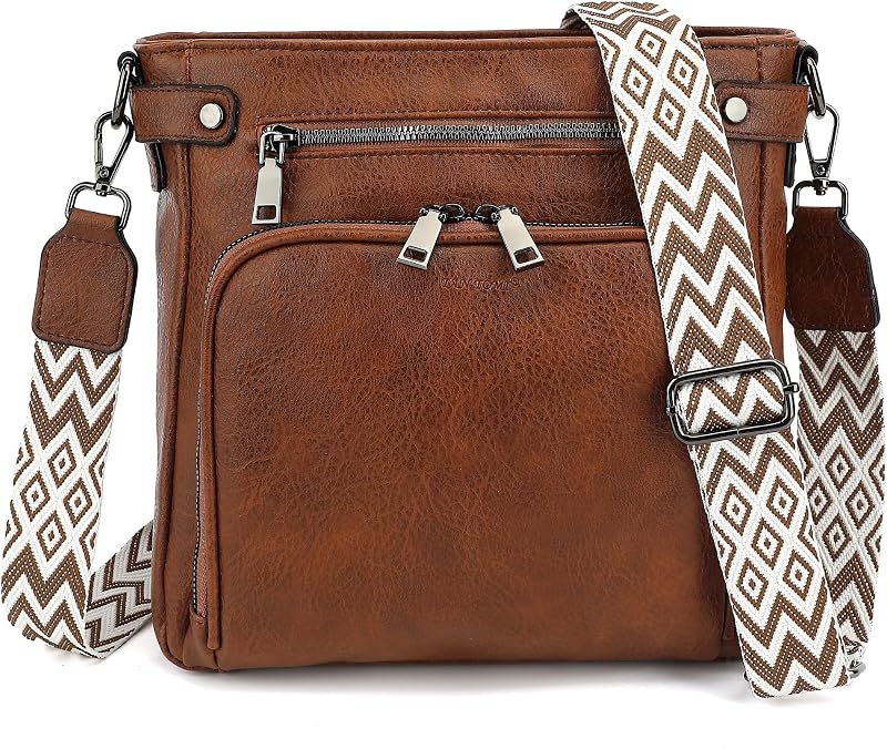Crossbody Bags for Women Purses for Women Trendy Leather Shoulder Handbags Travel Purse with 6 Card Slots