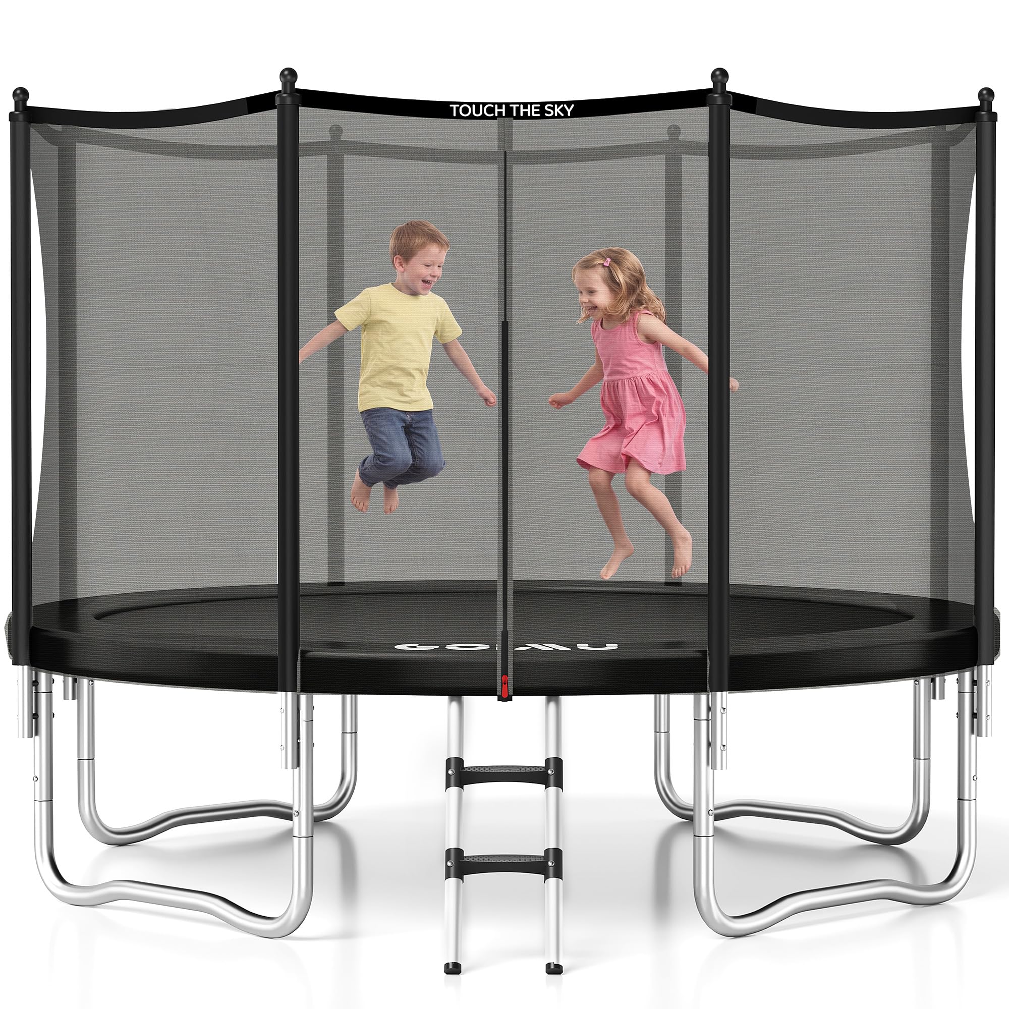 Goimu RT02 Trampoline with Safety Enclosure Net and Ladder