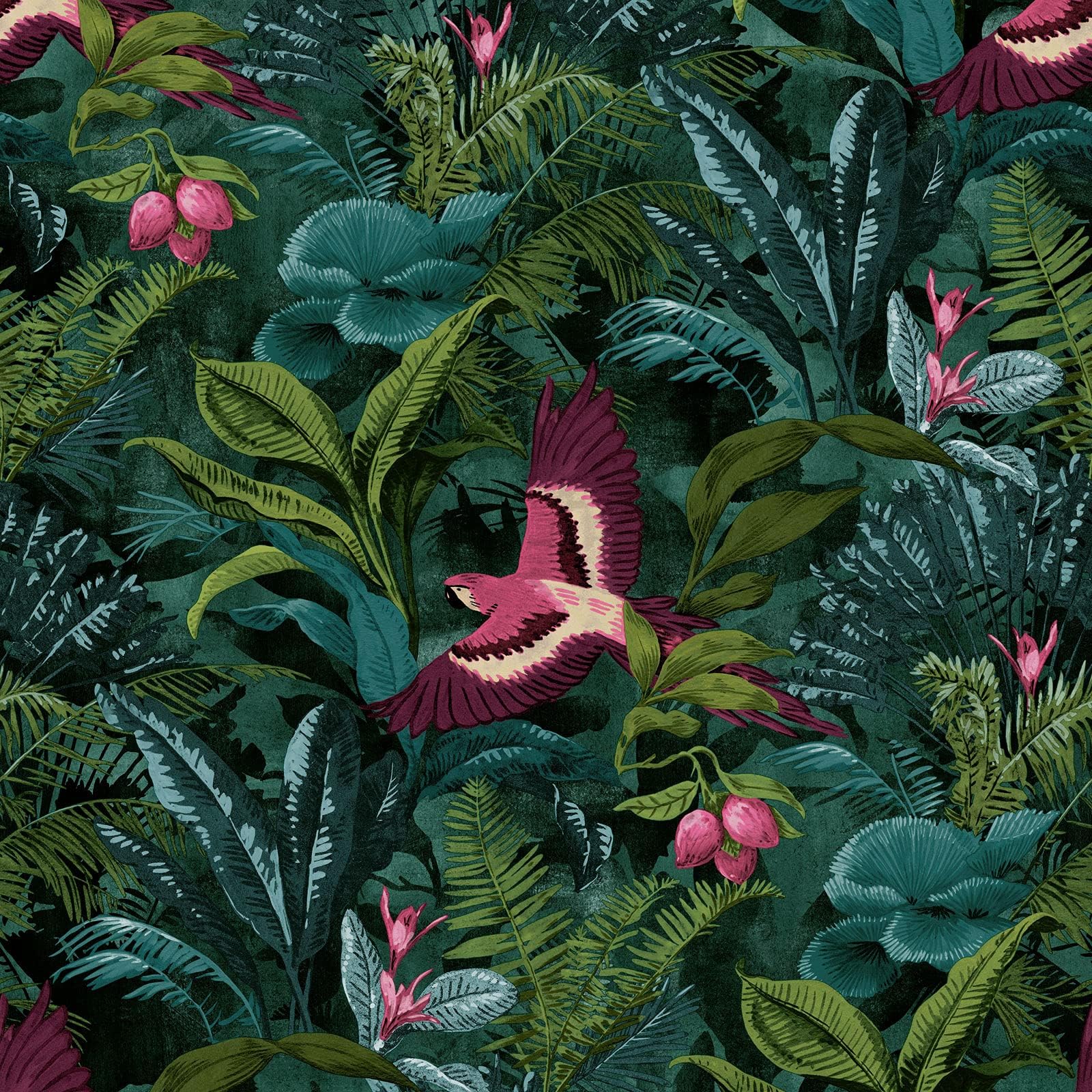 Rasch Wallpaper 214727 Tropical Rainforest