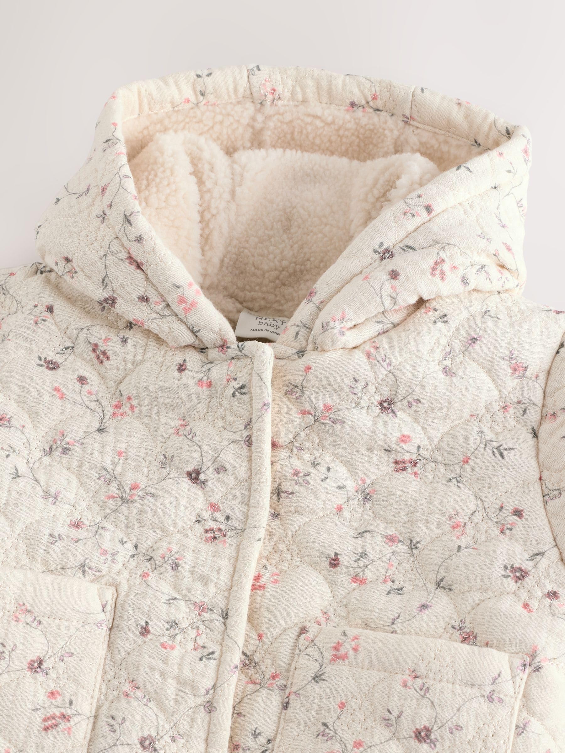 NEXT Bébé fille Manteau bébé en jersey effet froissé