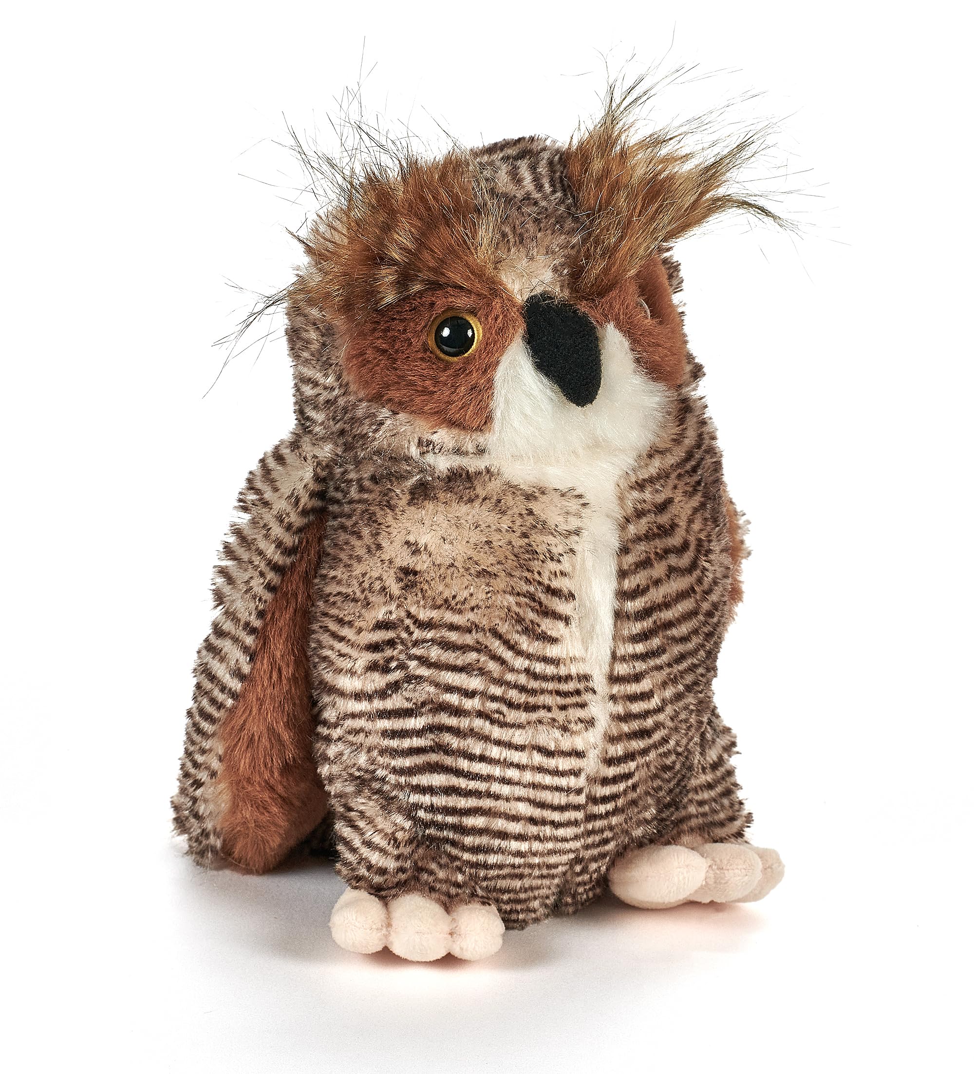owl様用 Amazon.com: The Petting Zoo Great Horned Owl Stuffed Animal