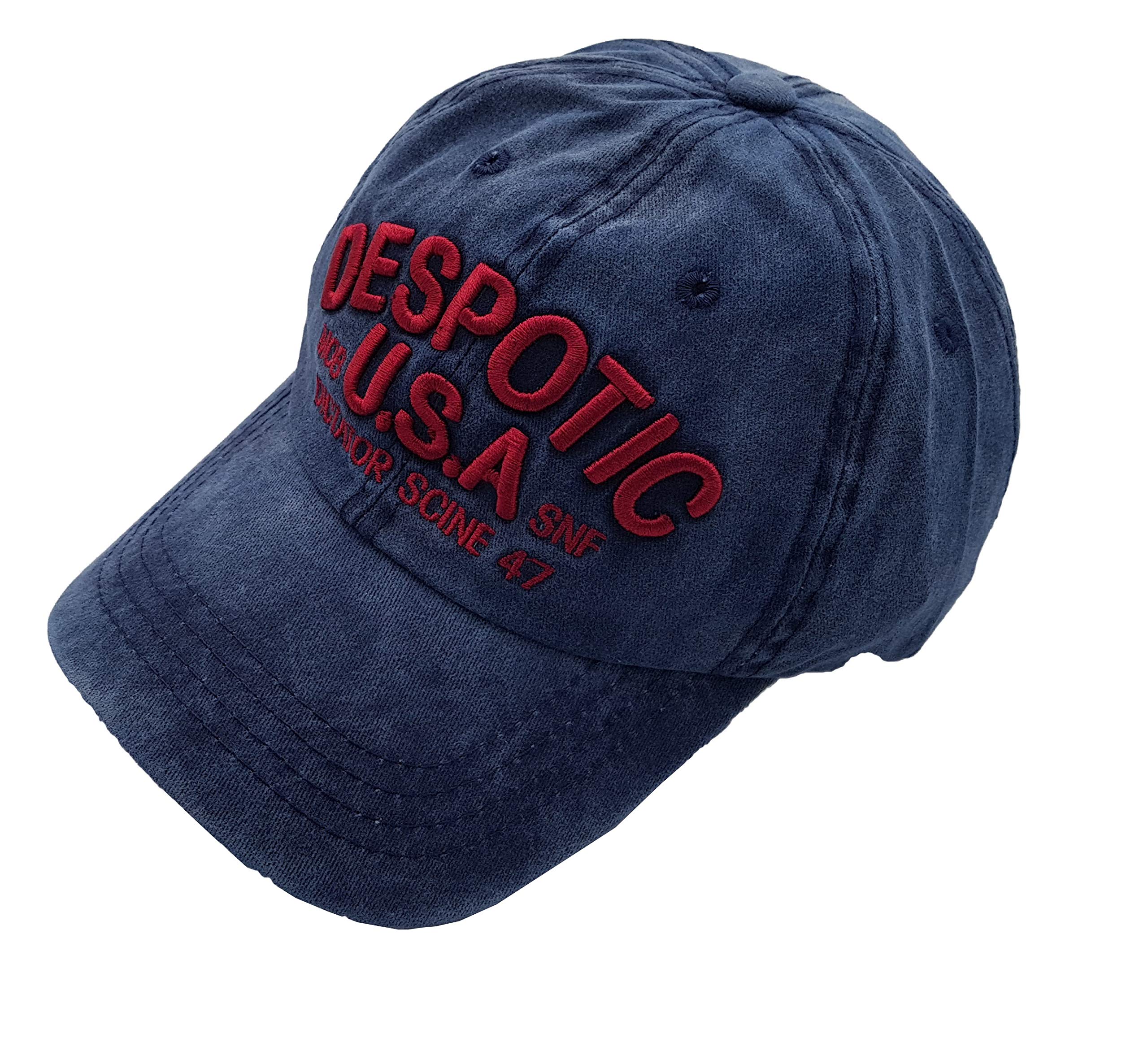 VRITRAZ Top Baseball Sports Cap for Men and Women Cool Sporting Hat with Adjustable Backclosure Blue Red