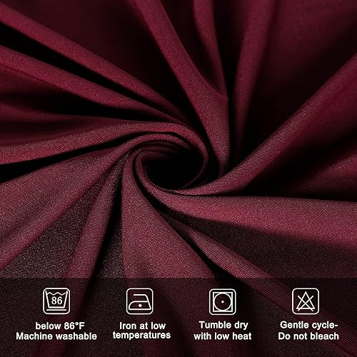 Miniatura 5 de Manteles ajustables de 4 pies para mesas rectangulares, 2 piezas, protector de mesa de elastano elástico para banquetes, camas de masaje, bodas,