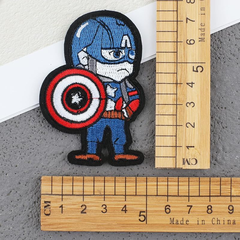 ライトニングボルト 牛若丸 アップリケ 25㎝×18㎝ - 通販 - mateinbox