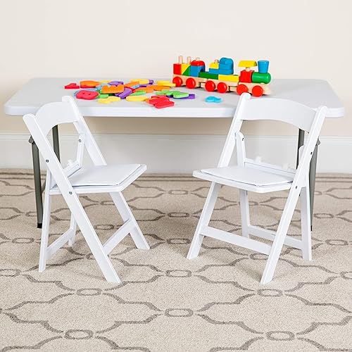 Miniatura 2 de Flash Furniture Hercules Series - Sillas plegables acolchadas para niños, asientos para eventos infantiles con capacidad de peso estático de 264