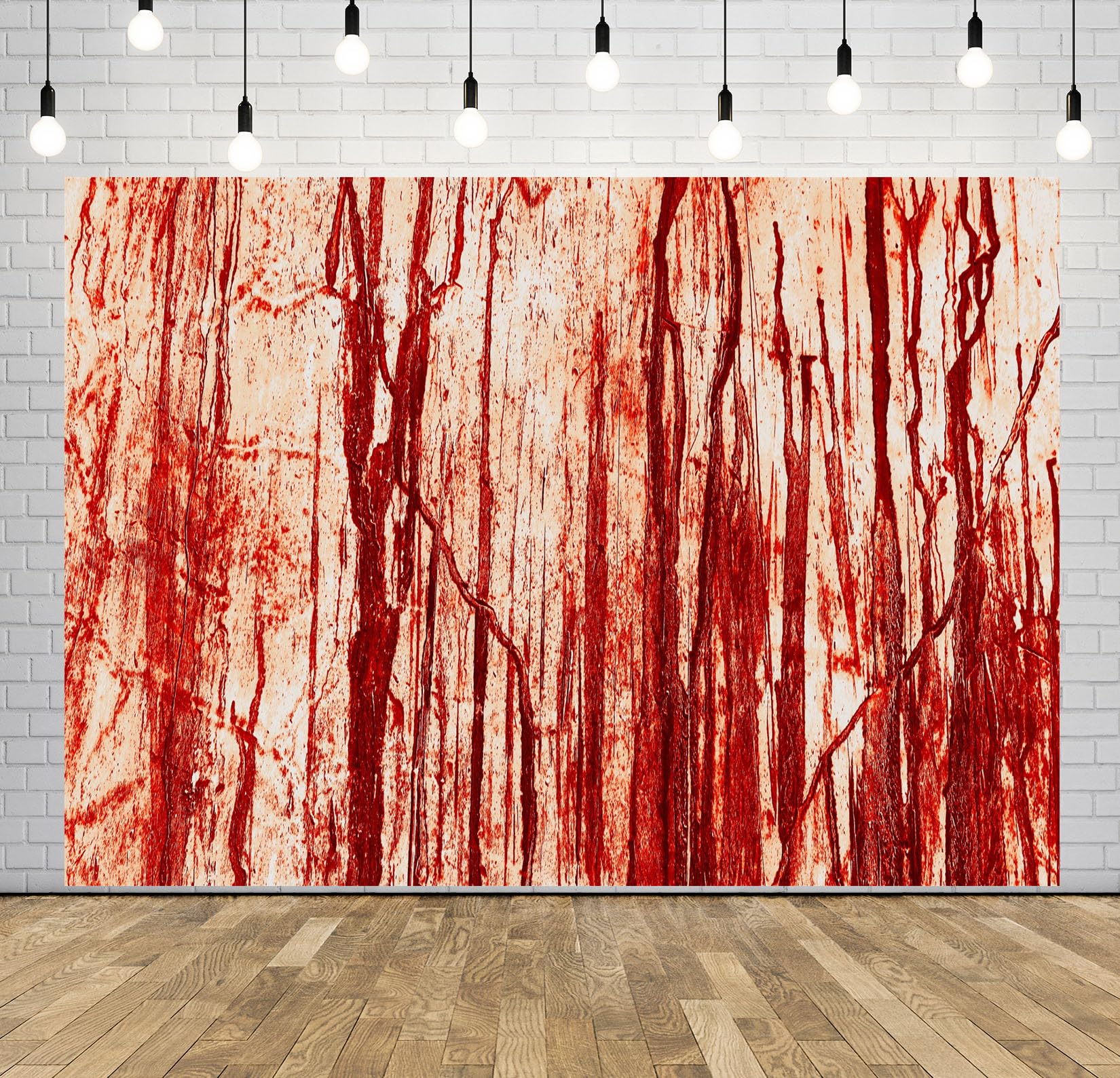 15x8FT (4.6x2.5m) Parete Con Colate Di Sangue Sfondo Fotografico