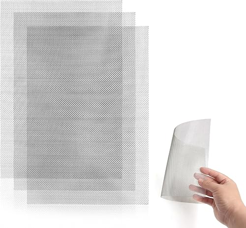 3 pantallas de malla de alambre de acero inoxidable aproximadamente 12 x 8 pulgadas agujero de 0039in malla 20 fácil de cortar malla de ventilación