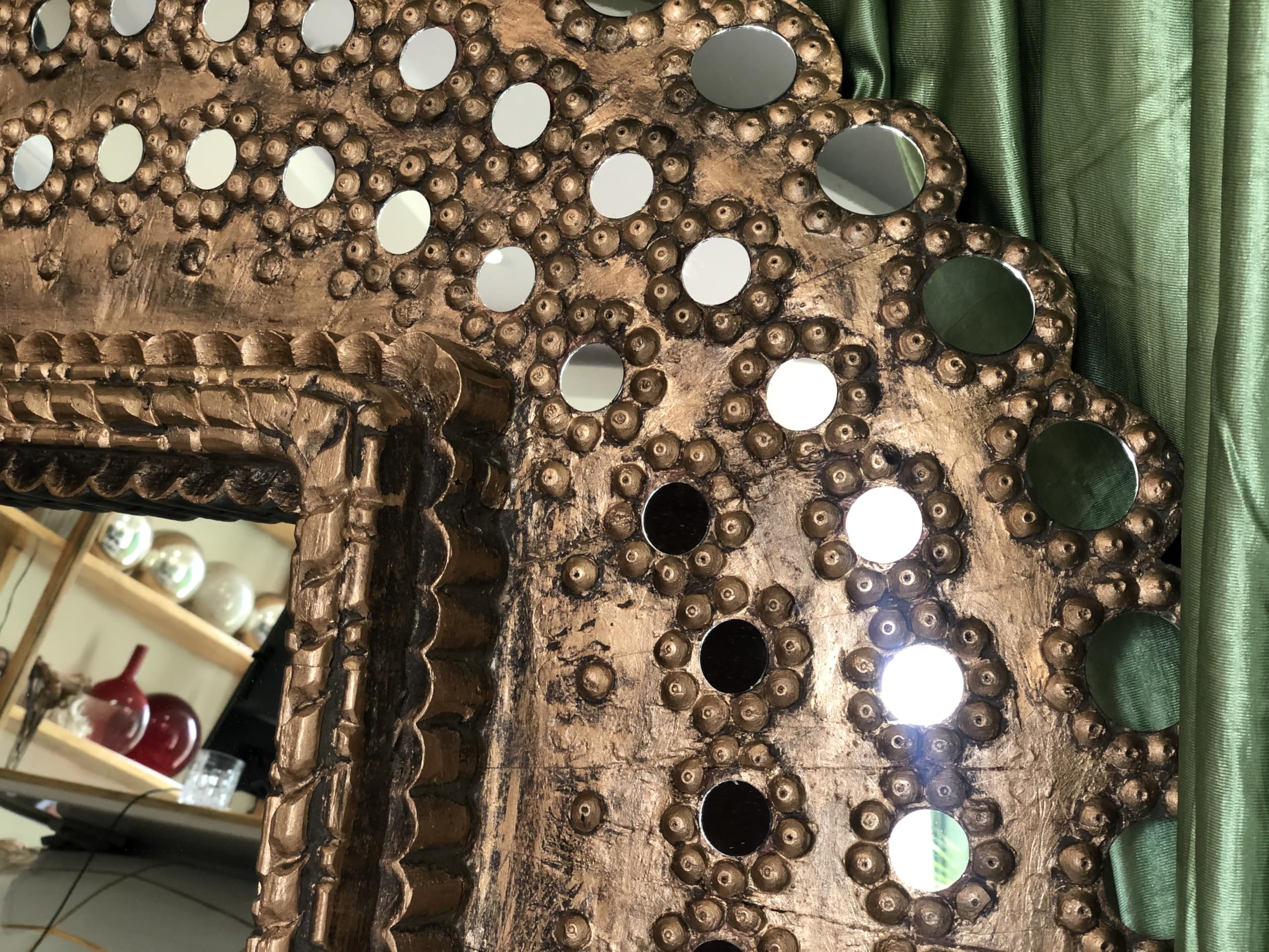 Amazon.com: NauticalMart Peacock Mirror Oval Shape Wall Decor