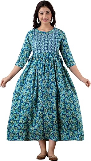 FASHION CLOUD Women's Maternity Dress, Side Zipper Dress for Pregnant Ladies, Women Breast Feeding Dress for Nursing Pre a...